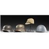 Image 2 : 2 GERMAN HELMETS, ITALIAN HELMET & JAPANESE CAP.