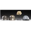 Image 3 : 2 GERMAN HELMETS, ITALIAN HELMET & JAPANESE CAP.
