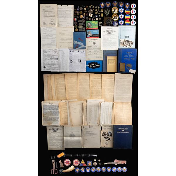 LARGE LOT OF MILITARY & RELATED ITEMS