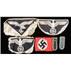 Image 10 : WWII GERMAN MEDALS, PINS, CLOTH, INSIGNIA, & MORE.