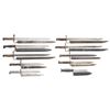 Image 1 : 10 BAYONETS AND FIGHTING KNIVES.