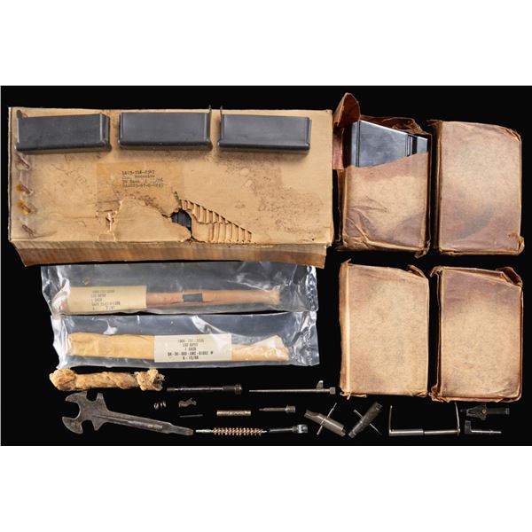 SMALL LOT OF BROWNING MODEL 1918 BAR PARTS & TOOLS