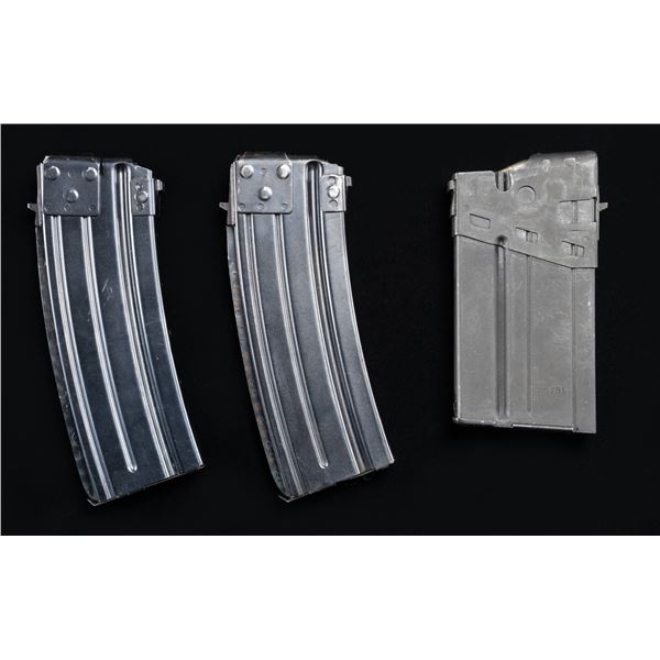 LOT OF 3 DESIRABLE VALMET RIFLE MAGAZINES.