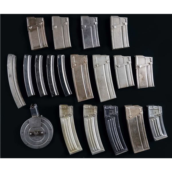 LOT OF ASSORTED MP5, HK53, & CETME MAGAZINES.