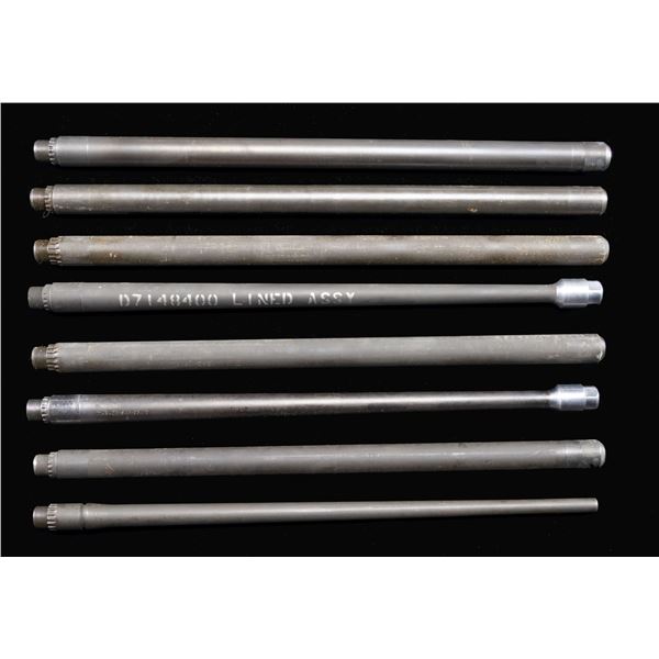 8 BROWNING MODEL 1919 & 1917 MG BARRELS.