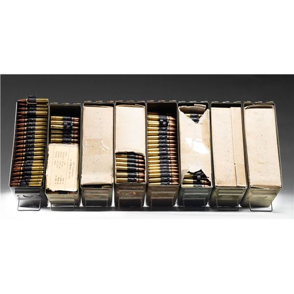 1,800 RDS. OF LINKED M2 BALL AMMO IN 8 AMMO CANS.