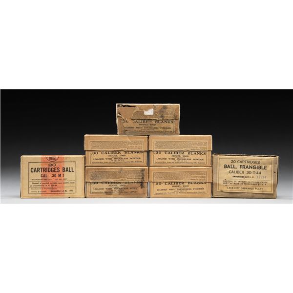 MIXED LOT OF VINTAGE 30-06 AMMO.