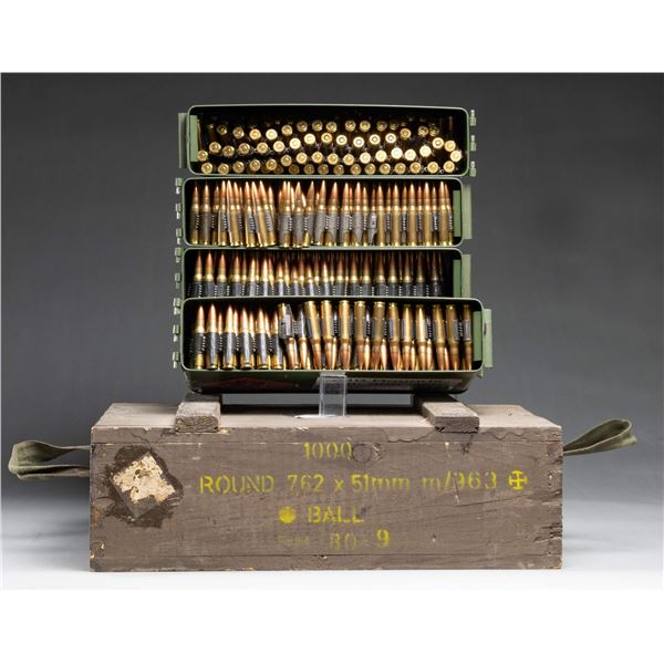 ABOUT 1900 RDS. OF SURPLUS 7.62 NATO AMMO.