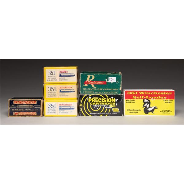 LOT OF APPROXIMATELY 300-ROUNDS OF ASSORTED .351