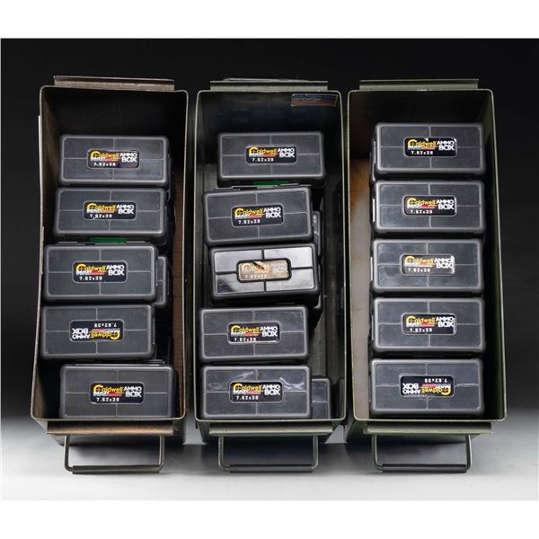 3750 ROUNDS OF ASSORTED 7.62x39MM AMMO.