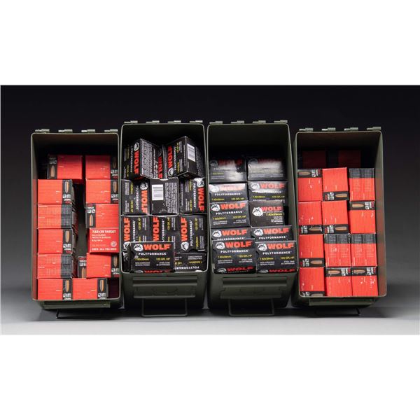 ABOUT 2200 RDS. OF 7.62X39 AMMO.