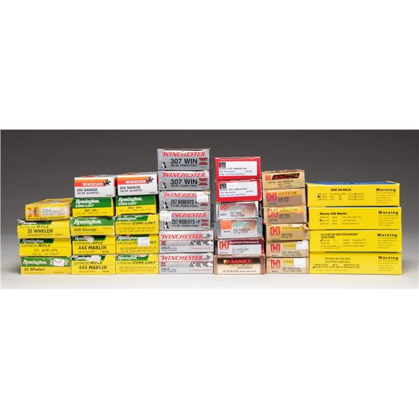 ASSORTED RIFLE AMMO LOT.