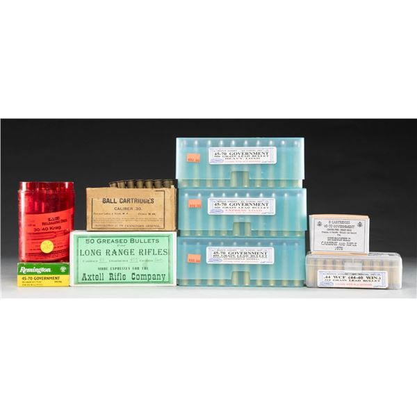 VARIED AMMO & RELOADING DIE LOT.