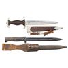 Image 1 : WWII GERMAN SA DAGGER AND K-98 BAYONET.