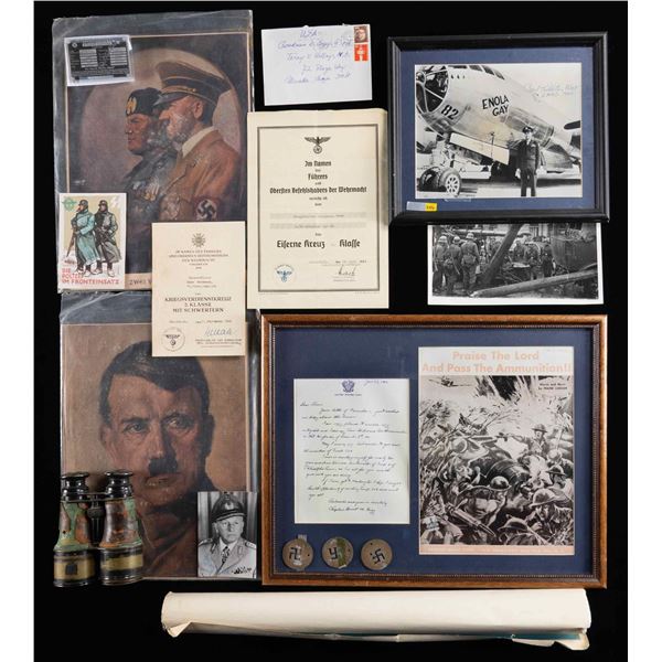 WWII GERMAN AND US EPHEMERA.