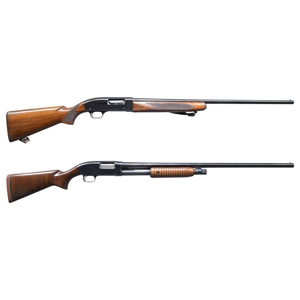 WINCHESTER MODEL 50 & 12 FEATHERLIGHT SHOTGUNS.