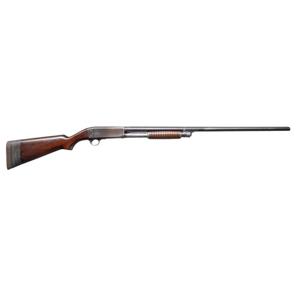 REMINGTON MODEL 17 SOLID RIB SLIDE ACTION SHOTGUN.