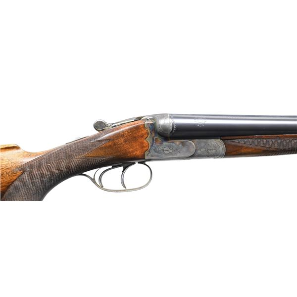 RHEINMETALL GERMAN BOXLOCK SXS SHOTGUN.