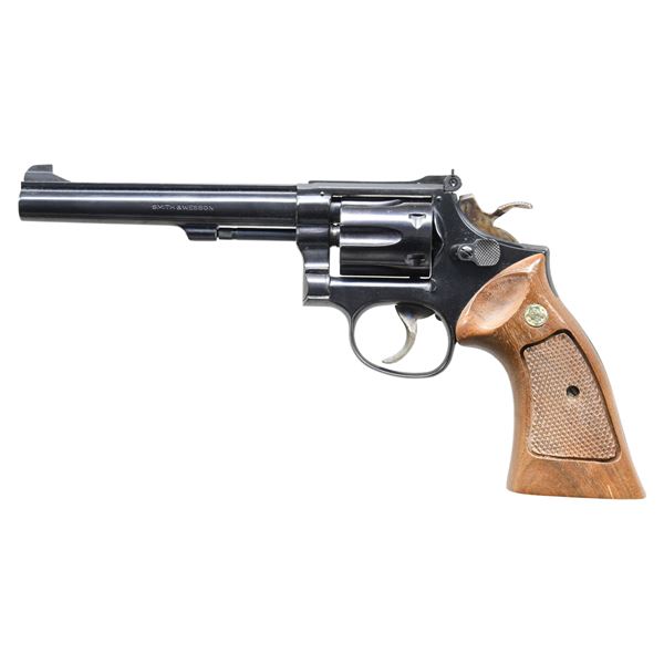 SMITH & WESSON MODEL 17-4 DA REVOLVER.