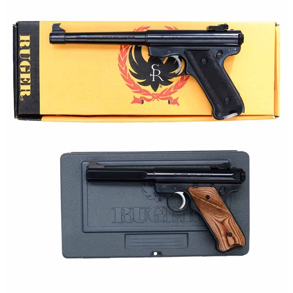 RUGER MARK I & MARK II TARGET SEMI AUTO PISTOLS.