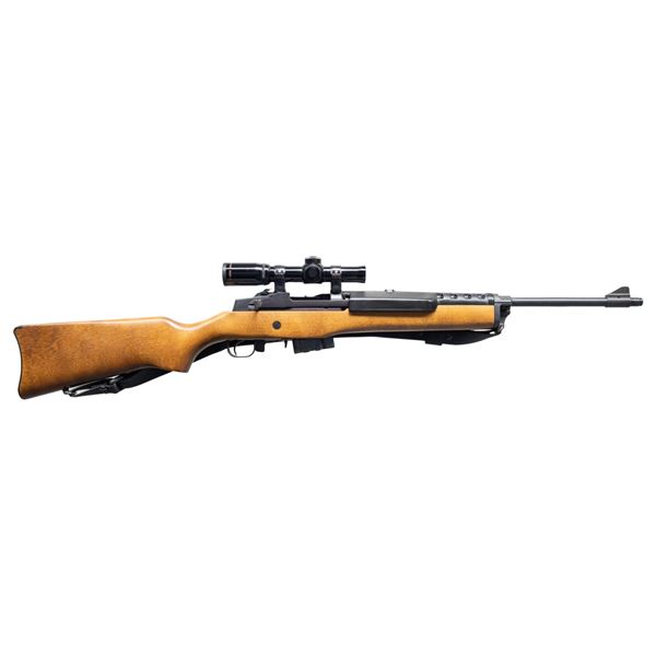 RUGER MINI-14 RANCH SEMI AUTO RIFLE WITH BURRIS