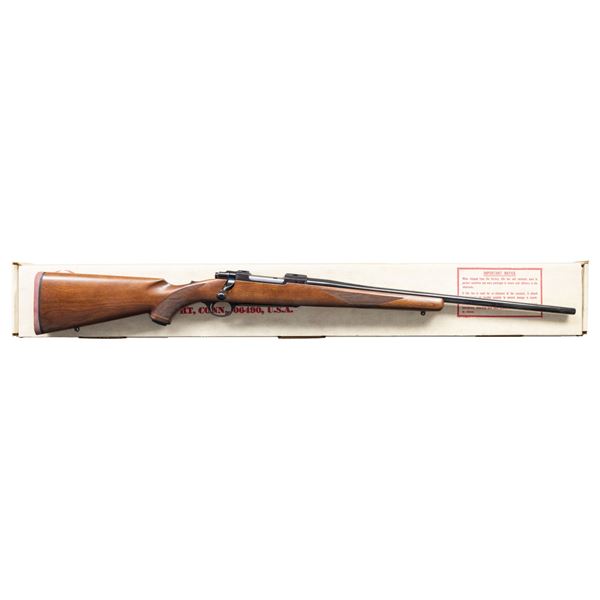 NEAR EXC., .22-250 RUGER M77 BOLT ACTION RIFLE
