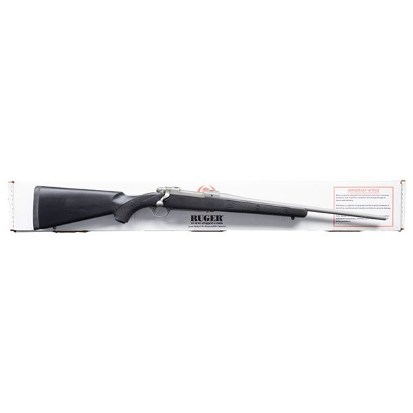 NEAR EXC., 7MM-08 REM. RUGER MODEL 77 HAWKEYE ALL-