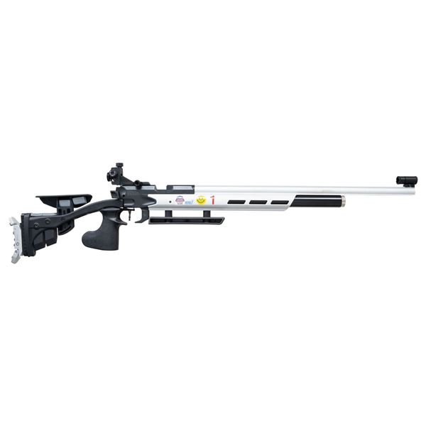 HAMMERLI MODEL AR 20 SILVER MATCH AIR RIFLE.