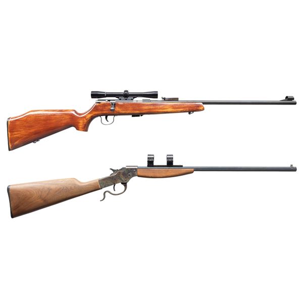 VOERE MODEL 2107 & SAVAGE 72 RIMFIRE RIFLES.