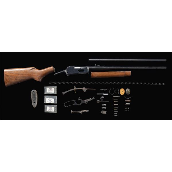 MARLIN 336 BARRELED RECEIVER & SMALL PARTS.
