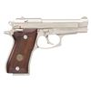 Image 2 : NICKEL BERETTA 85FS CHEETAH SEMI AUTO PISTOL.