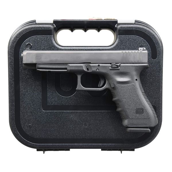 GLOCK 34 SEMI AUTO PISTOL.