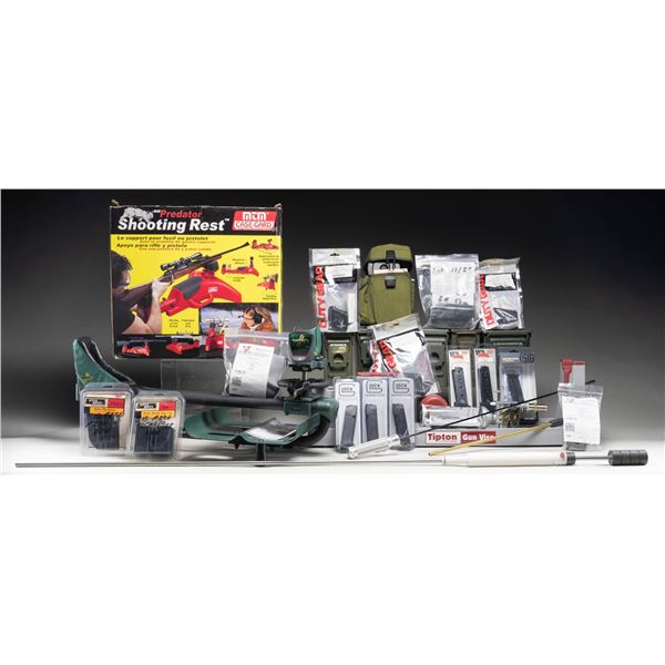 LONGARM RESTS & PISTOL ACCESSORIES.