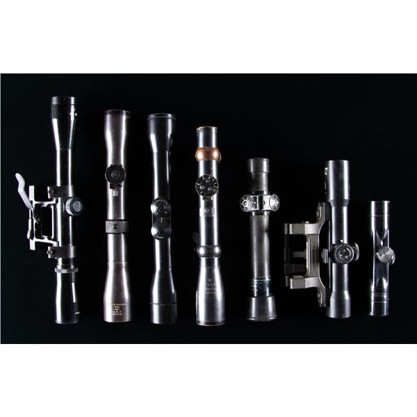 LOT OF 7 ASSORTED SCOPES.