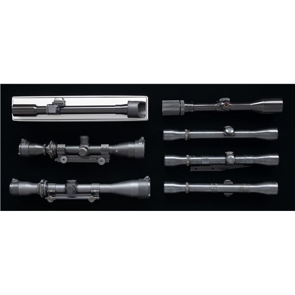 GROUPING OF 7 SPORTING AND MILITARY TYPE RIFLE