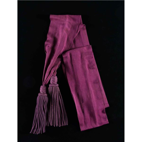 REGULATION CIVIL WAR OFFICER’S SILK SASH.