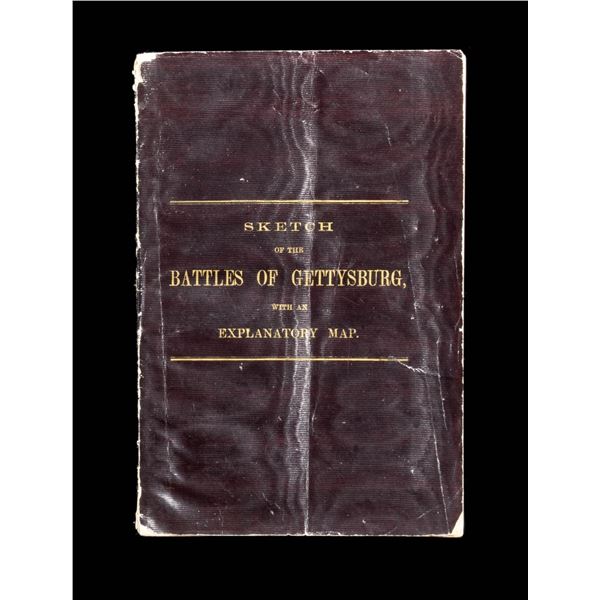 ORIGINAL 1863 FIRST EDITION PRINT OF "SKETCH OF