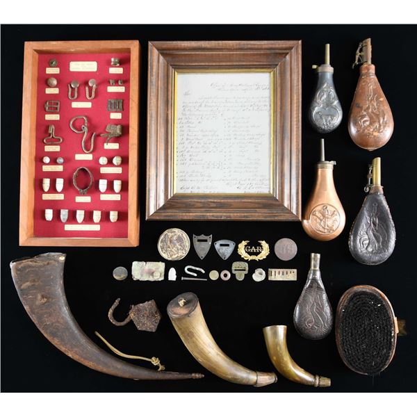 MOSTLY CIVIL WAR ERA EXCAVATED RELICS & RELATED