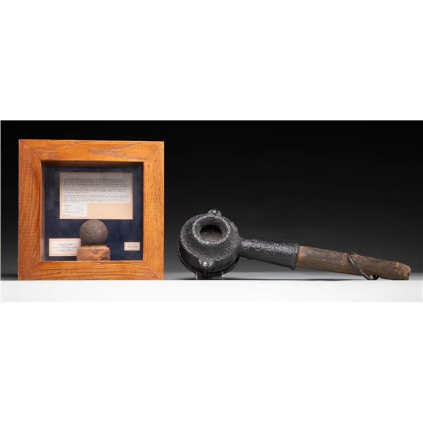 CANNON BALL MOLD & CANNON BALL.