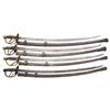 Image 1 : 4 CIVIL WAR ERA AND LATER CAVALRY SABERS.