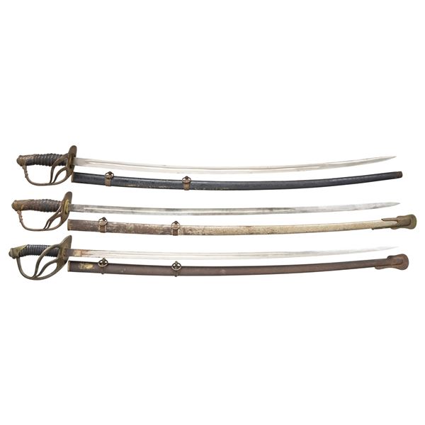 3 US M1972 CAVALRY SABERS.