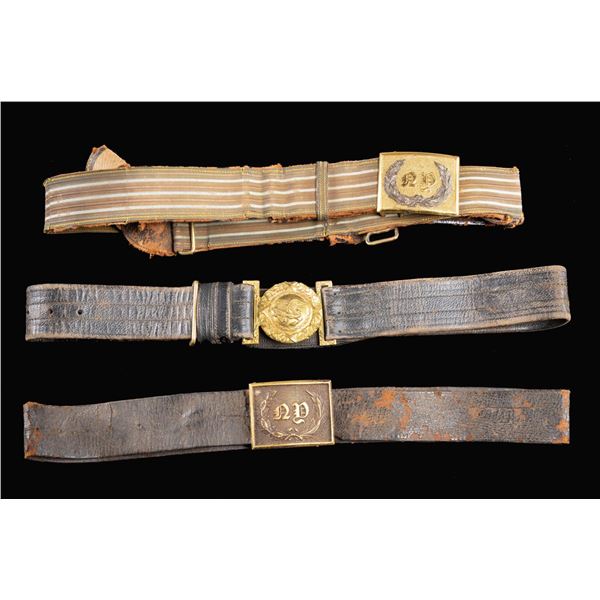A REVENUE CUTTER SERVICE BELT & TWO INDIAN WARS