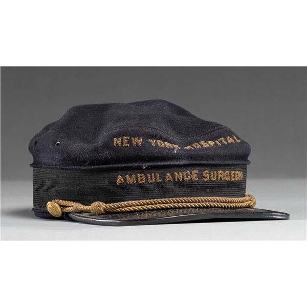 NEW YORK HOSPITAL AMBULANCE SURGEON HAT.