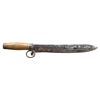 Image 1 : INTERESTING PRIMITIVE AMERICAN BOWIE KNIFE WITH