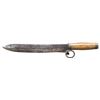 Image 2 : INTERESTING PRIMITIVE AMERICAN BOWIE KNIFE WITH