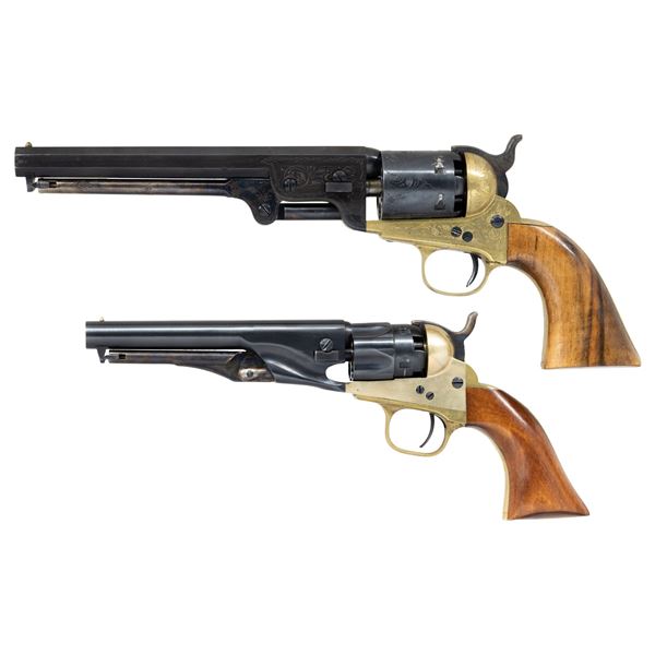 PAIR OF ITALIAN REPRO COLT REVOLVERS.