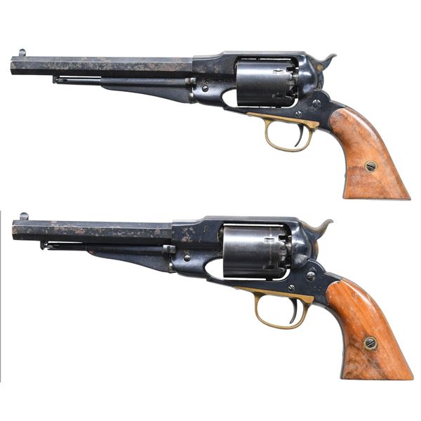 2 ITALIAN 1858 REMINGTON REVOLVERS.