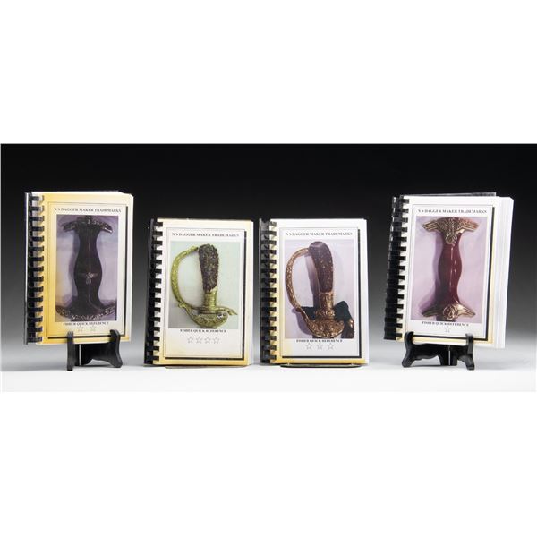 4 VOLUME SET OF NS DAGGER MAKER TRADEMARKS.