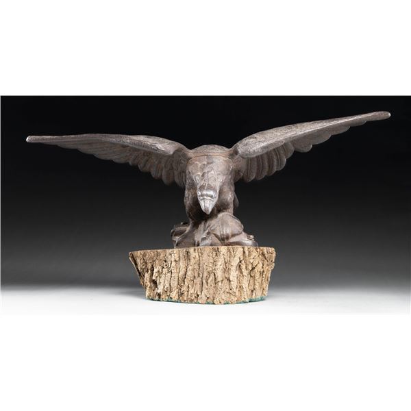 CAST IRON EAGLE REMOVED FROM PHILADELPHIA FOUNDRY.