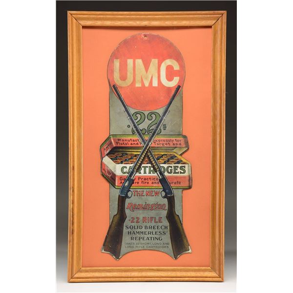 REPRODUCTION UMC CARTRIDGES & REMINGTON RIFLE